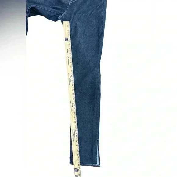 Everlane Way High Rise Skinny Split Hem Jeans Size 29 Organic Cotton Dark Wash - Picture 10 of 10